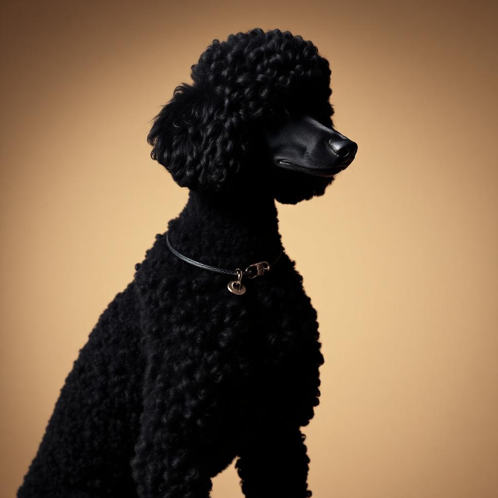 Beautifully groomed poodle